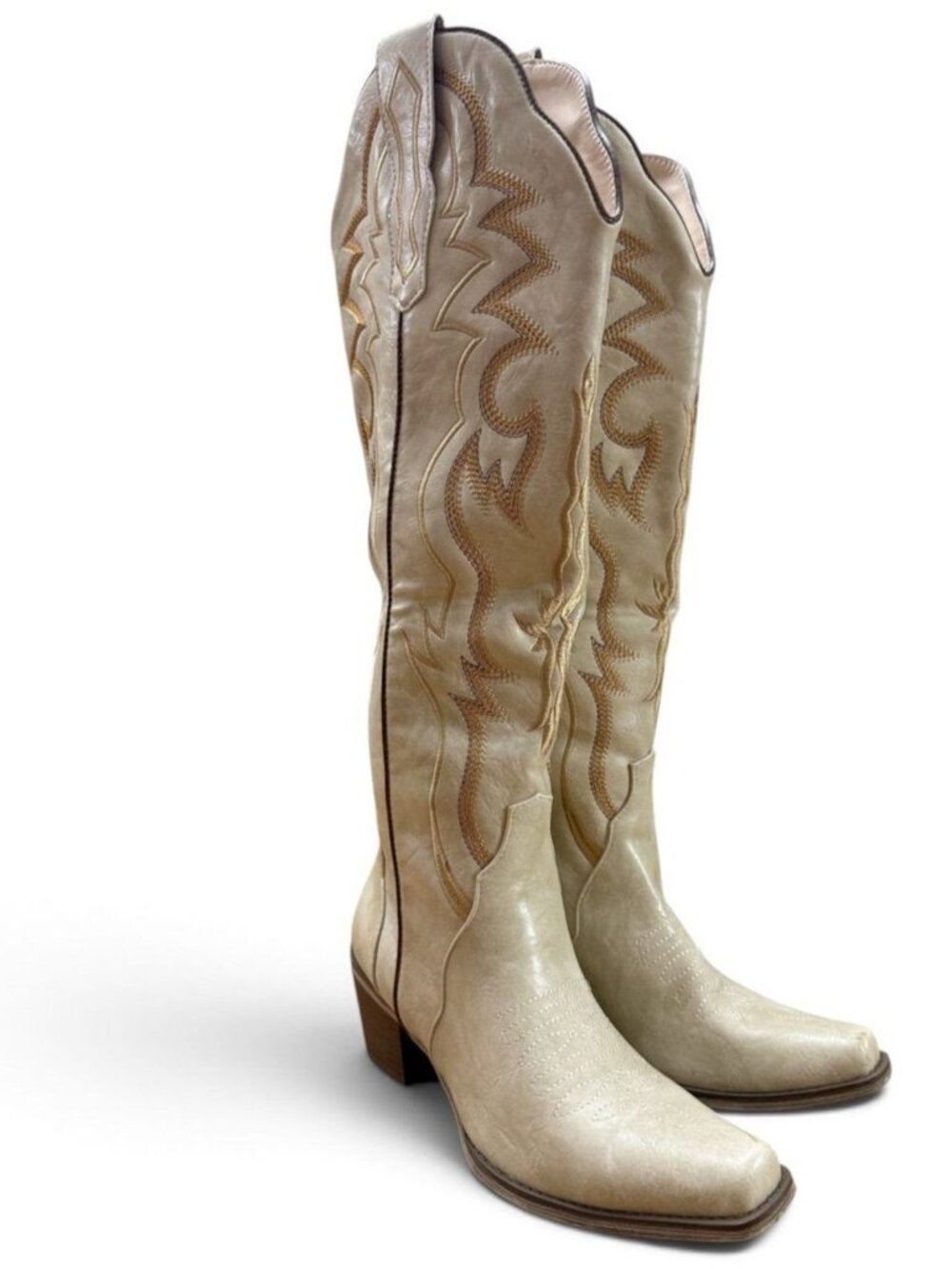 Wetkiss Knee High Cowgirl Boots Size 7.5 - 1895